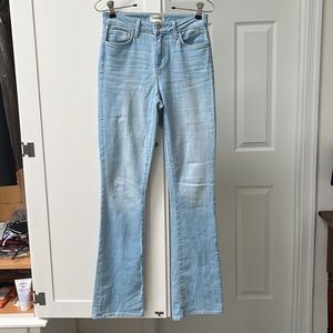 L’Agence High-Rise Straight Leg Jean Light Wash 24